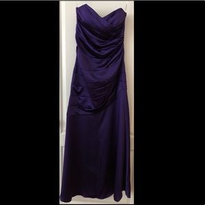 David’s bridal Purple Gown
